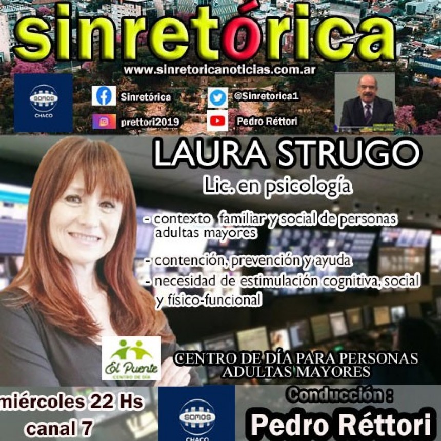 LAURA STRUGO EN SINRETÓRICA TV.